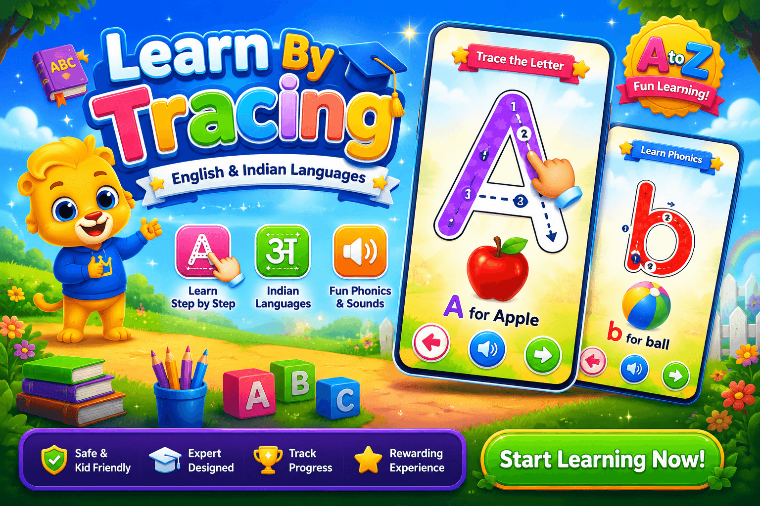 Learn By Tracing – Kids Learning Adventure