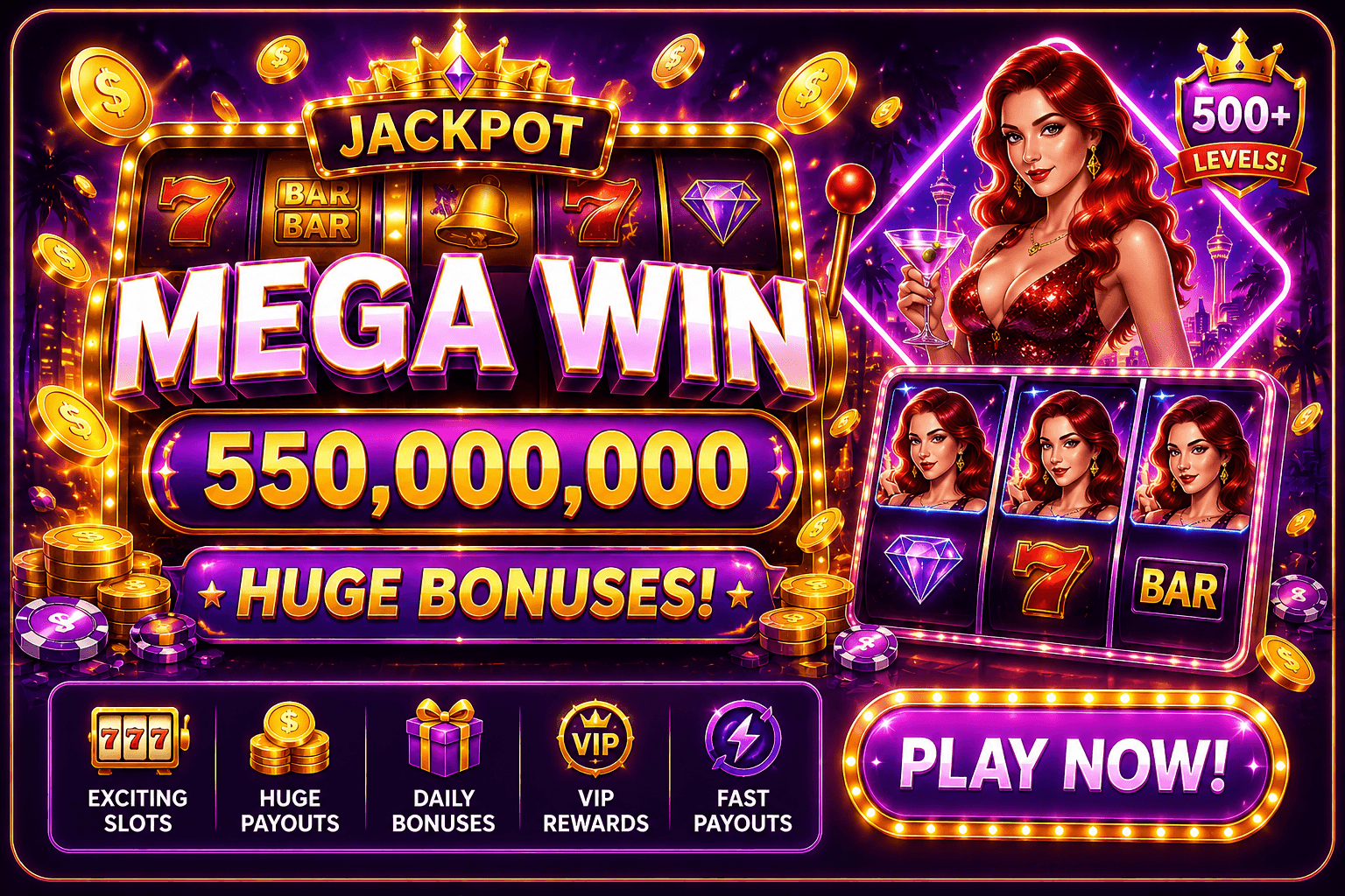 Mega Win Casino Slots – Spin & Win