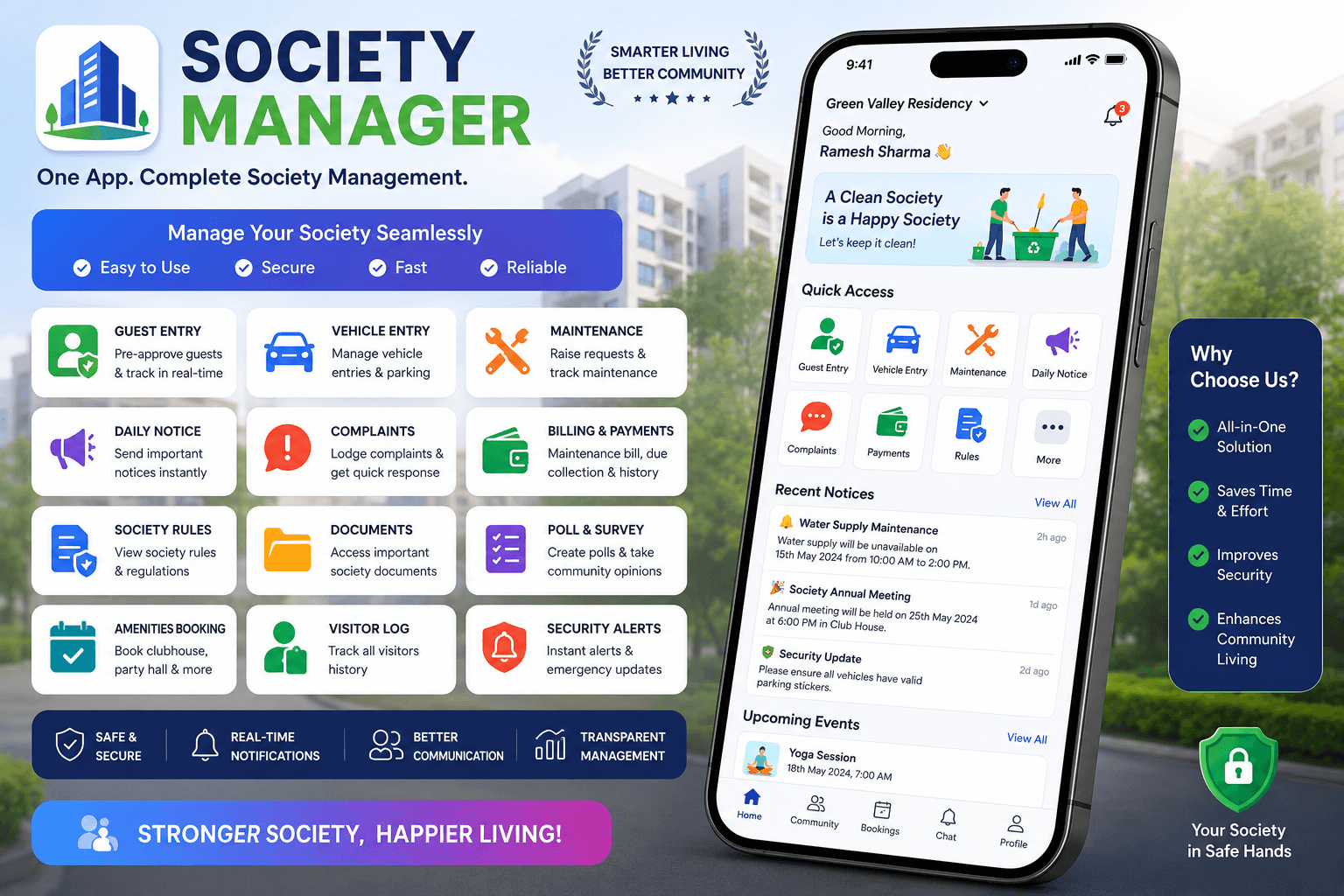 Society Manager – Smart Community Management
