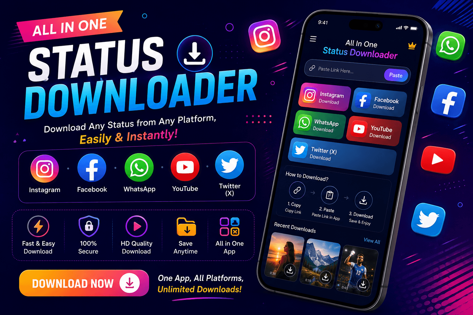All Video Downloader – Save Videos Instantly