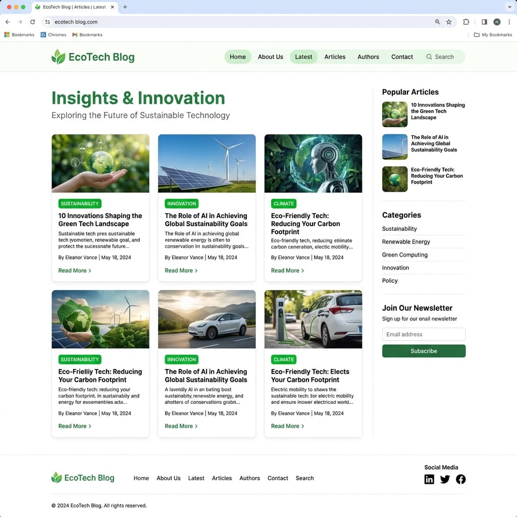 EcoTech Portal